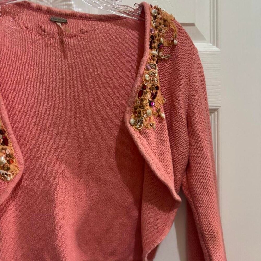 Free-people Women's Pink and Orange Jumper